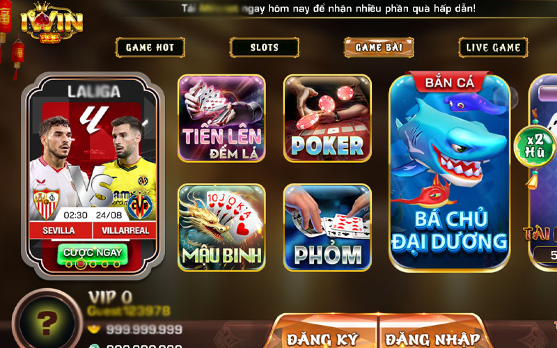 Link tải game iWin mới nhất: Tại đây