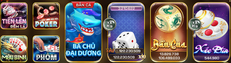 Hàng loạt game cá cược trả thưởng online có ở đây